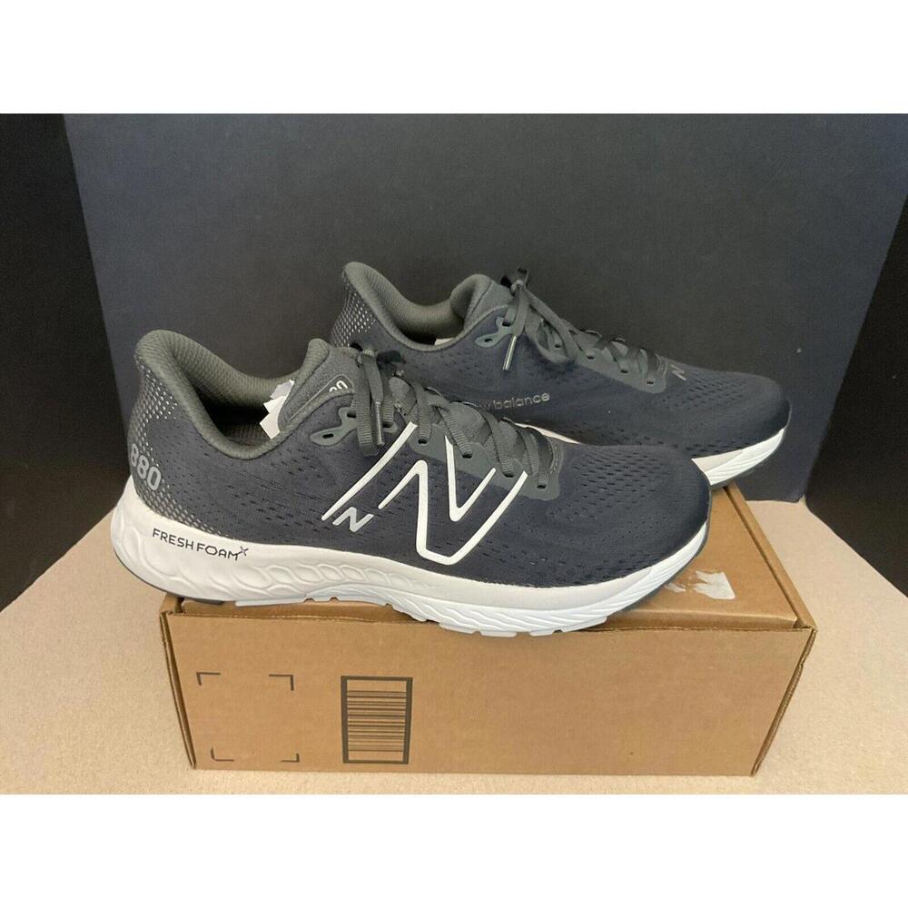 Narrow New Balance Gray and White Athletic Shoes
